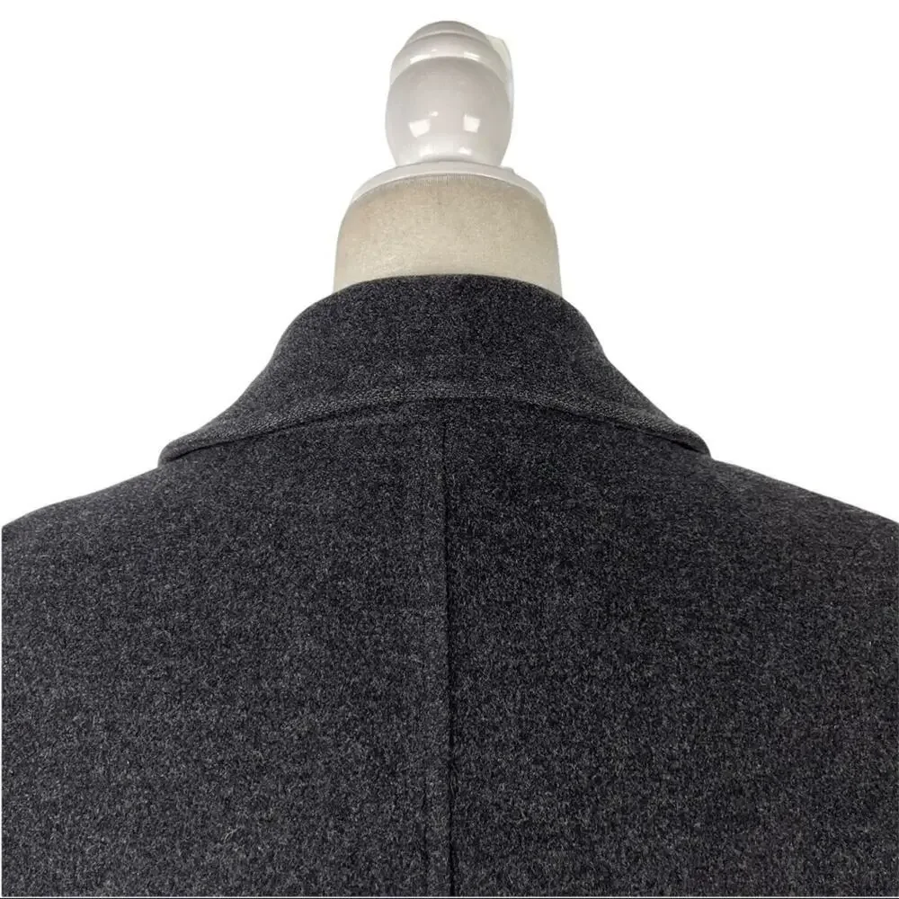 Banana Republic Men's Single Breasted Wool Cashmere Blend Coat Jacket Size L